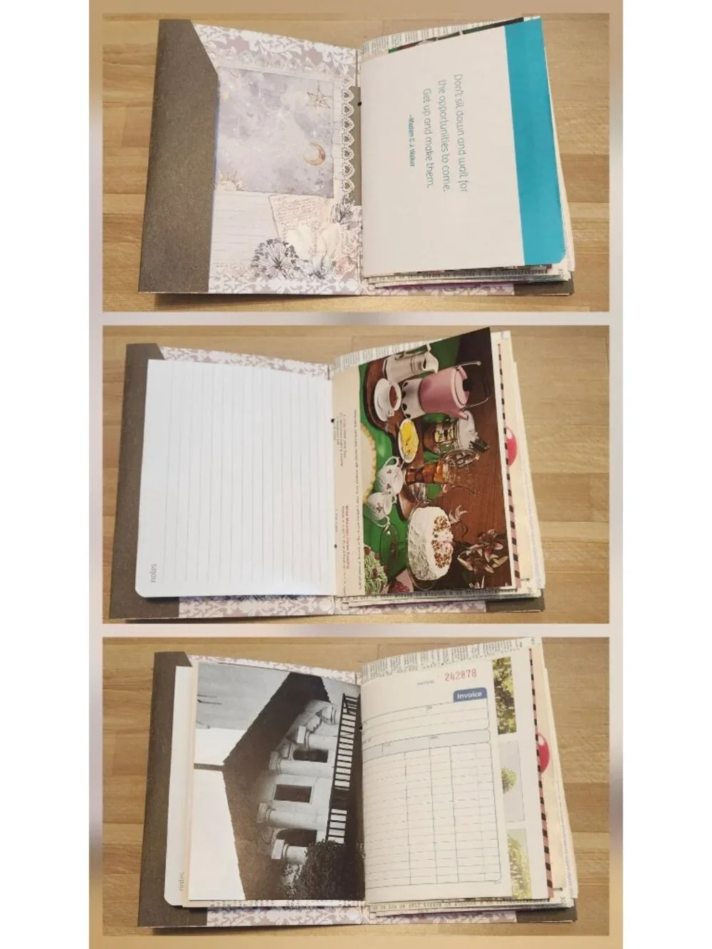 Junk Journal Handmade 116 pages 6x8